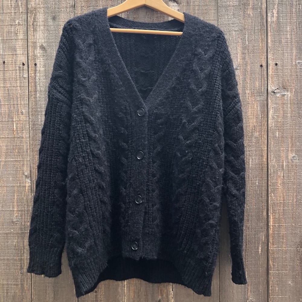 Jenni Kayne Cable Cocoon Cardigan  (Oversized)size S